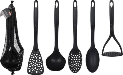 Image de Ustensiles De Cuisine Basics 5pcs Set Complet Antiadhésif Et Résistant à La Chaleur - Basics