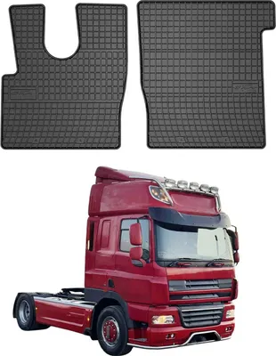 Immagine prodotto di 2012-2025 DAF CF 106 Tappetini in gomma nera 2 pz