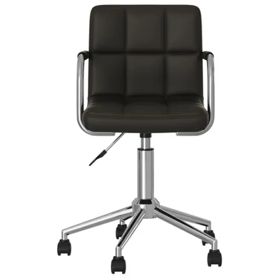 Produktbild von "im Sonderangebot"Esszimmerstuhl Polsterstuhl - CLORIS - Küchenstuhl elegantes Design -Drehbar Schwarz Kunstleder - 48x47x(74,5-86)cm - Esszimmerstühle DEMöbel208516