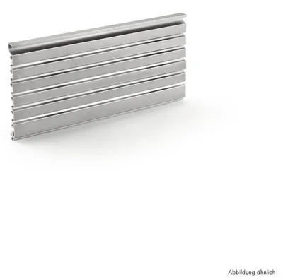 Immagine prodotto di Griglia di ventilazione Naber Presa, lunghezza 2400 mm, per zoccolo alto 125 mm, nero opaco