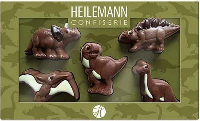 Produktbild von Heilemann Confiserie Geschenkpackung 'Dinos' 100g