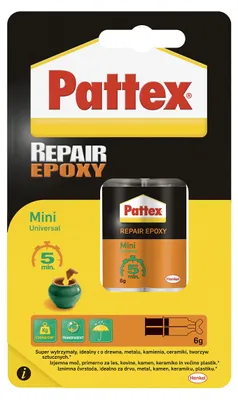 Produktbild von 2 Komponenten Klebstoff Pattex Repair Epoxy 2K Mini je 6g