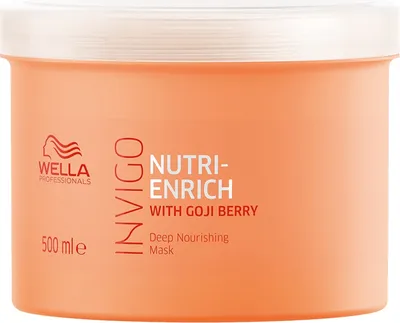 Produktbild von Wella Professionals INVIGO Nutri-Enrich Deep Nourishing Mask, 500 ml, Frauen, trockenes Haar, Nährend, Topf, 1 Stück(e)