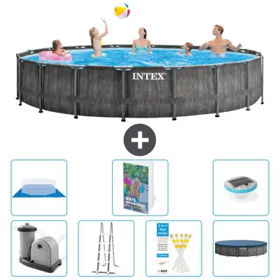 Produktbild von Prism Frame Pool Rund - 549x122 cm - 6-teilig S596