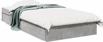 Obrázek produktu pro vidaXL Rám postele se zásuvkami betonově šedý 75x190 cm materiál na bázi dřeva