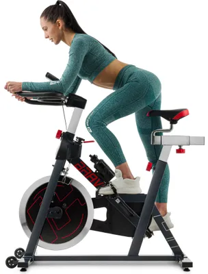 Produktbild von Hop-Sport Indoor Cycling Bike Fahrrad HS-045IC - Speedbike mit LCD-Display und 18 KG Schwungrad - bis 120kg