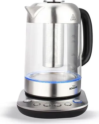 Obrázok produktu pre Rýchlovarná kanvica Schäfer 1,7 l s LED diódou a STRIX-CONTROL z nehrdzavejúcej ocele 1850 - 2200 W