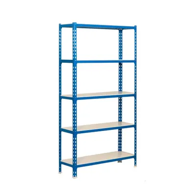 Obrázek produktu pro Simonrack regály pro vysoké zatížení SIMONCLICK MEGAPLUS 5 8425437076954 modrá, bílá 120,0 x 50,0 x 200,0 cm