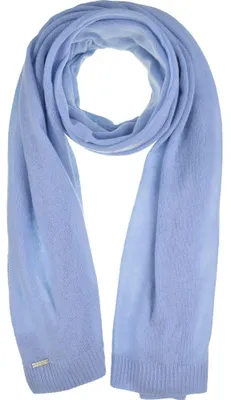 Seeberger reiner Cashmere Schal groß in blau