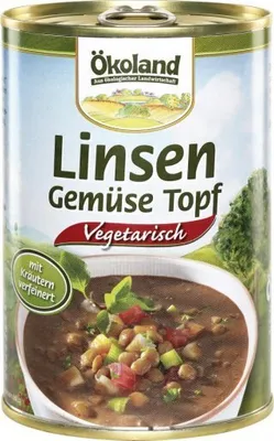 Immagine prodotto di Pentola di lenticchie e verdure 400g