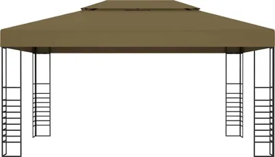 Produktbild von vidaXL Pavillon 3x4 m Taupe 180 g/m²