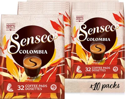 Produktbild von SENSEO Pads Origins Colombia Senseopads 100 % Arabica 10x 32 Getränke Kaffeepads