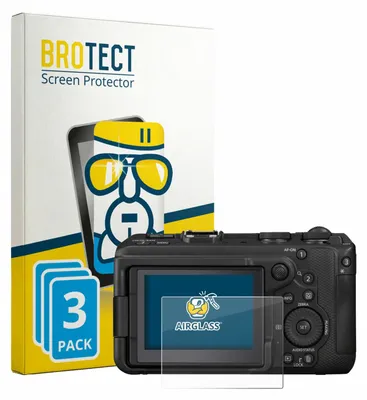 Produktbild von 3x BROTECT Schutzglas für Canon EOS R6 V Schutzfolie Panzer Folie Glas Display Schutz klar