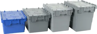 Produktbild von Distributionsbehälter Euronorm Rot 400 mm x 300 mm x 250 mm - Rot - Polypropylene (PP) - SPKM4325 - R