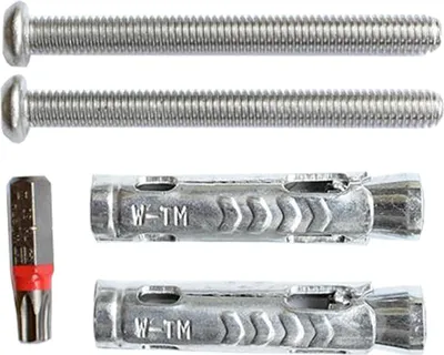 Zdjęcie produktu dla System blokujący KWC AR, HEAVY DUTY, 2 śruby, 2 wytrzymałe zaślepki, bit