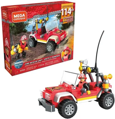 Immagine prodotto di Mega Construx Vigili del Fuoco 114 pezzi Mattoncini GLK53