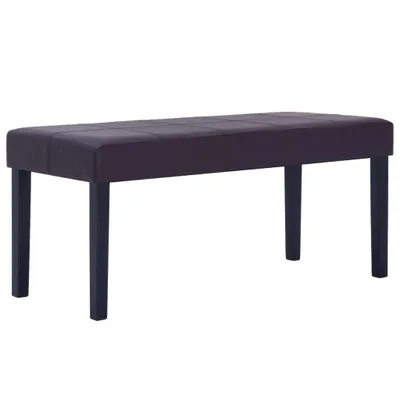 Obrázek produktu pro Lavice 106 cm hnědá umělá kůže