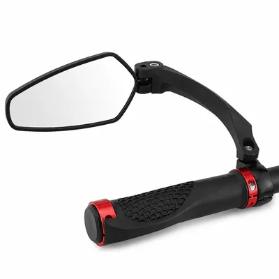 Produktbild von MidGard Fahrradspiegel, eBike Rückspiegel mit schraubbare Aluminium-Klemme für Fahrrad-Lenker, geeignet für Mountainbike, Rennräder, e-Bike usw (1 Stück)