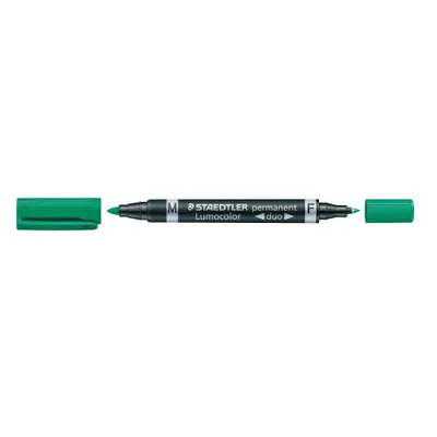 Produktbild von STAEDTLER Zweispitzmarker Lumocolor perm grün 10 Stück