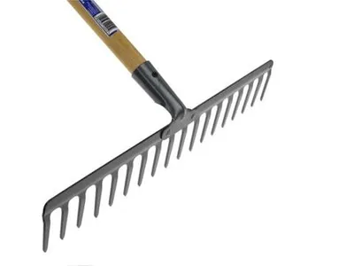 Image de Râteau à 18 dents, 47 cm, avec manche en bois 06592