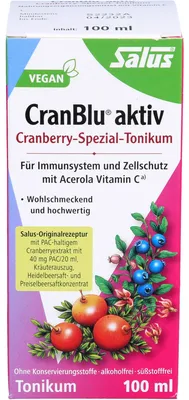 Obrázok produktu pre CranBlu aktívne brusnicové tonikum, 100 ml roztoku