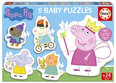 Immagine prodotto di EDUCA Babypuzzle Peppa Pig 5in1 I ( 3 5 Puppen)