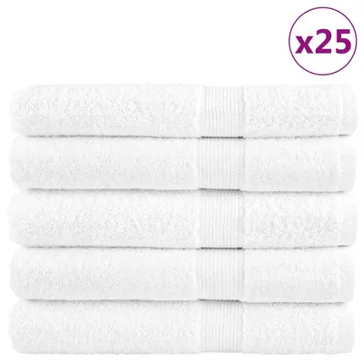 Immagine prodotto di Asciugamani vidaXL Premium SOLUND, 50 pezzi, bianchi, 100x200 cm, 600 g/m²