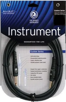 Obrázok produktu pre D'Addario Planet Waves PW-G-10 3 m Rovný - Rovný Nástrojový kábel
