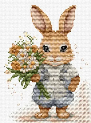 Zdjęcie produktu dla Zestaw do haftu krzyżykowego Luca-S "Niespodzianka", wzór do liczenia, 10x14cm