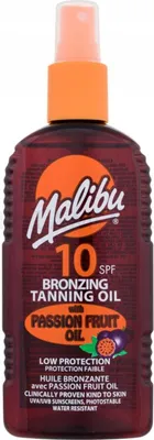 Immagine prodotto di Malibu Passion Fruit Oil SPF10 Olio solare spray con olio di frutto della passione 200 ml
