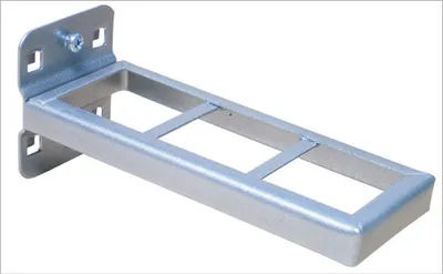Produktbild von Halter 3-fach für Lochplatte | LxB 15x5,5cm | Weissaluminium