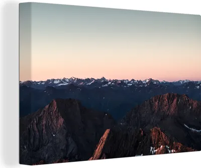 Produktbild von OneMillionCanvasses® - Leinwandbilder - 140x90 cm, Österreich - Himmel - Landschaft, Wandbilder Kunstdruck Wanddekoration