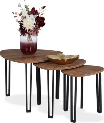 Produktbild von relaxdays Beistelltisch 3er Set