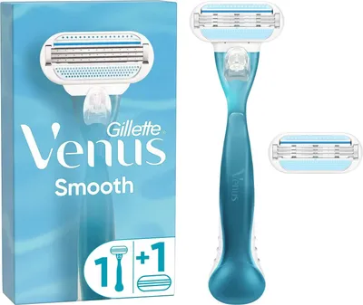 Zdjęcie produktu dla Gillette, Venus Smooth, Maszynka i wkład, 1 sztuka (PRODUKT Z NIEMIEC)