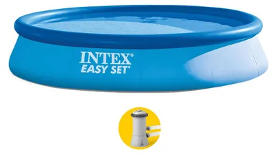 Produktbild von Intex Pool Easy Set Ø 457 x 84 cm Inklusive Filterpumpe Rund