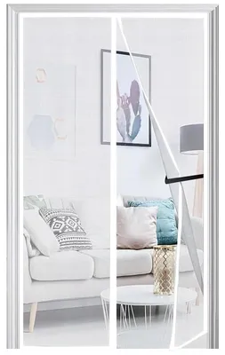 Obrázek produktu pro Magnetická síťka proti hmyzu pro dveře a okna, 80 x 210 cm