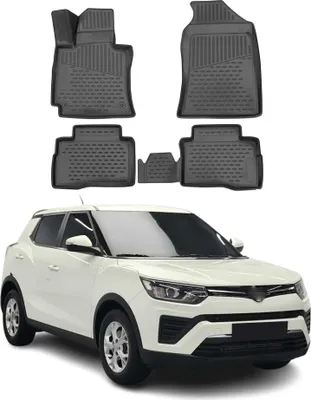 Productafbeelding van OMAC rubberen voetmat, TPE-materiaal, voor de SSANGYONG Tivoli SUV