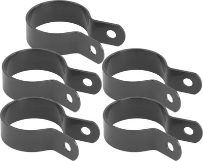 Immagine prodotto di Morsetto Strend Pro METALTEC, 48 mm, antracite, RAL7016, per palo rotondo, conf. 5 pz