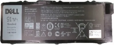 Immagine prodotto di Batteria primaria Dell - Batteria per computer portatile - Ioni di litio - 6 celle - 91 Wh - per Precision 7510, 7710 (451-BBSF)