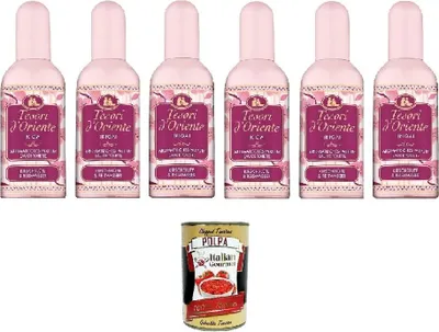 Produktbild von Tesori D'oriente Ikigai 100ml, Aromatisches Blumenparfüm 6x100ml + Italian Gourmet polpa 400gr