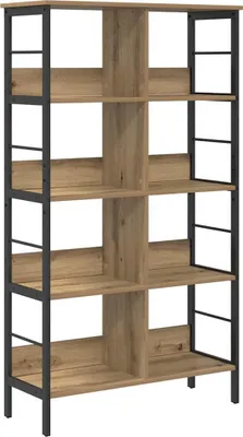Zdjęcie produktu dla vidaXL Regał dębowy Artisan 82 x 32 x 144,5 cm materiał drewnopochodny