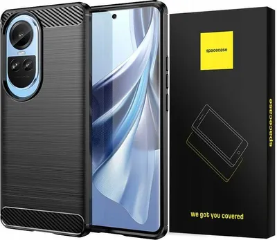 Zdjęcie produktu dla Etui ochronne SPACECASE Carbon do Oppo Reno 10/10 Pro 5G black