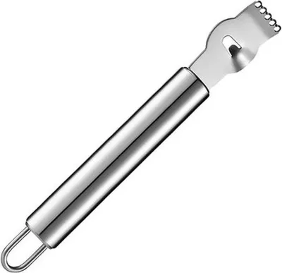 Produktbild von Go Go Gadget – Zitronenschäler – Zitronenreibe – Zitronenschnurreibe – Zitrusfruchtreibe – Zitronenschale – 16 cm – 2-in-1 – Edelstahl