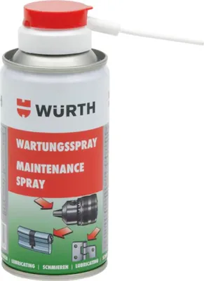Produktbild von Würth Wartungsspray 150 ml Multifunktionsspray Schmiermittel für Scharniere und Werkzeugaufnahmen