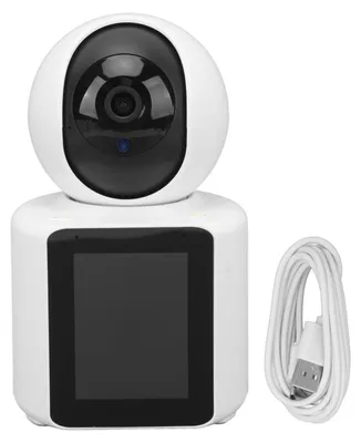 Immagine prodotto di Telecamera di sorveglianza intelligente, visione notturna, rilevamento del movimento, video bidirezionale, chiamata con un solo tocco, schermo IPS da 2,8 pollici, doppio microfono, baby monitor per