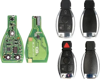 Produktbild von Auto-Schlüsselprogrammierer, Kompatibilität mit Mercedes-Fahrzeugen, Softwareversion V1.2, BE SCHLÜSSEL 3shell 10Stück