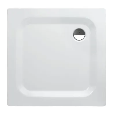 Produktbild von sanicomfort Stahl-Duschwanne 100 x 100 x 2,5 cm, weiß, quadratisch