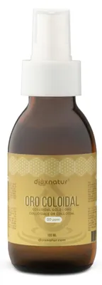 Obrázok produktu pre Koloidné zlato, 20 ppm, 100 ml, sprej, 24-karátové čisté zlato, pre zdravie