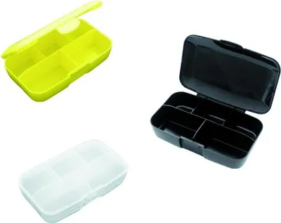 Produktbild von Buchsteiner Klickbox CC PILLMASTER - die Pillenbox, Tabletten-Vorratsbox mit 5 Fächern