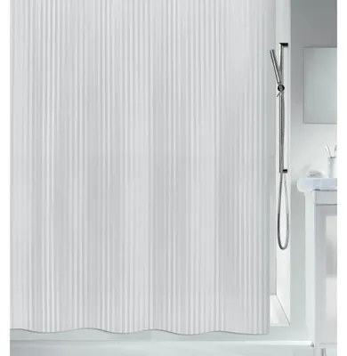 Produktbild von Spirella Duschvorhang Minimalismus, vers. Designs Farbe: Twill white, 120x200cm